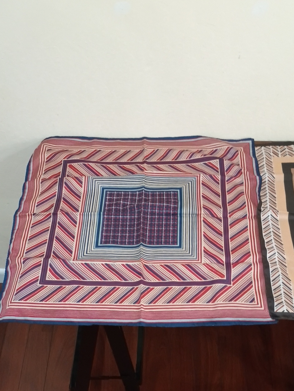 Scarves, 24"by 24", Set Of 2 - Vintage!
